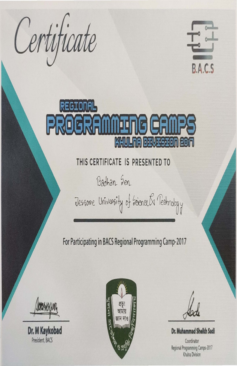 Regional Programming Camp 2017